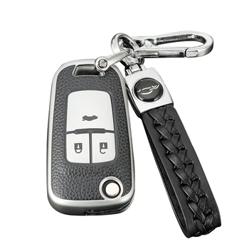 On Sale Protective Leather Trxture Remote Car Key Case Cover for Opel Buick Execlle Chevrolet