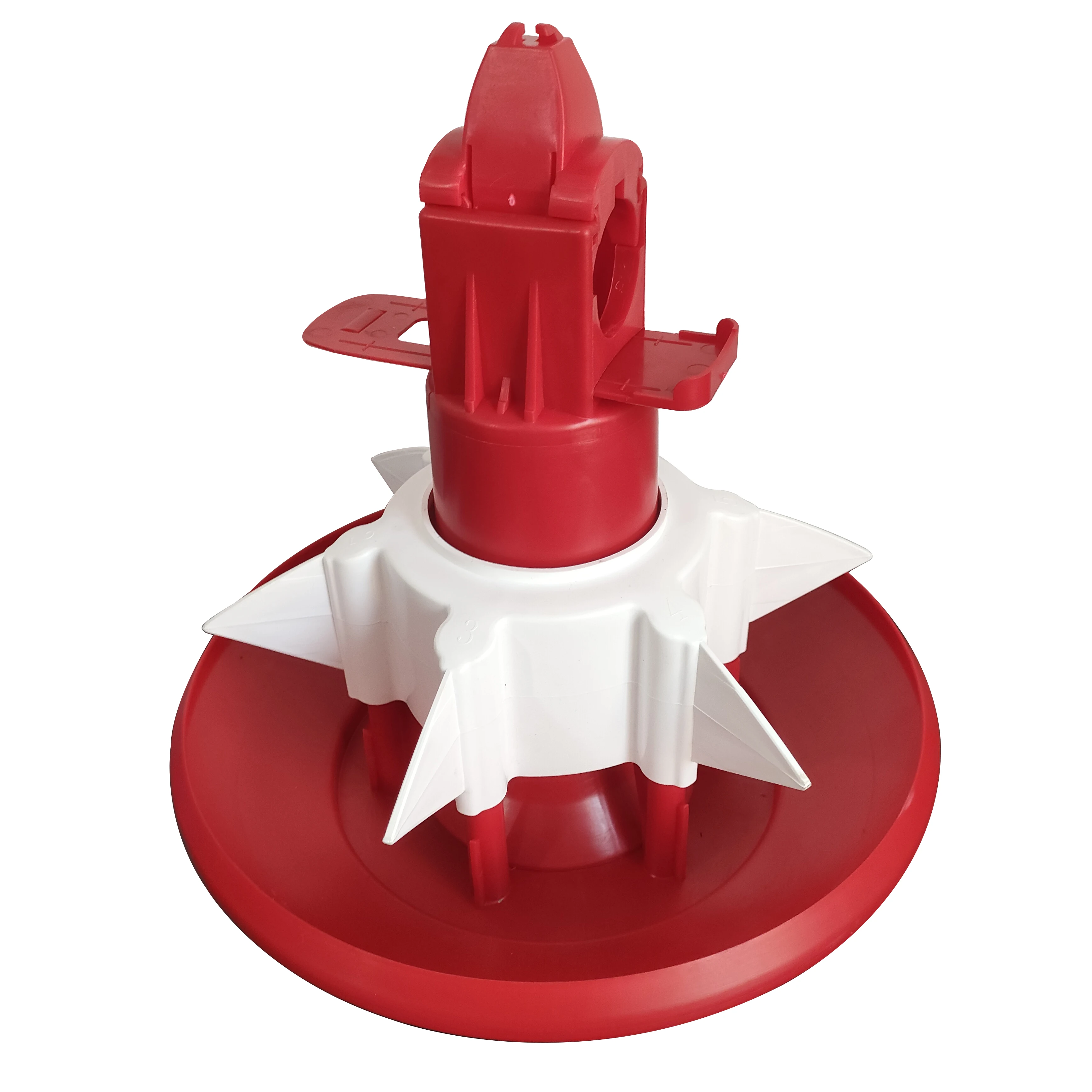 Automatic Chicken Feeder Pan Without Grid Broiler Chicken Feeder Pan for Poultry Feeding Line