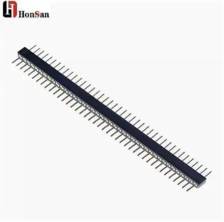Large stock  1.778mm pitch  single row 32P  straight  round pin male header sip socket
