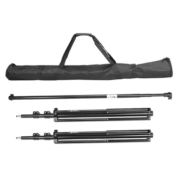 E-IMAGE BS901A Portable Background Stand Backdrop Stand Green Screen Support System With Carrying Bag product image