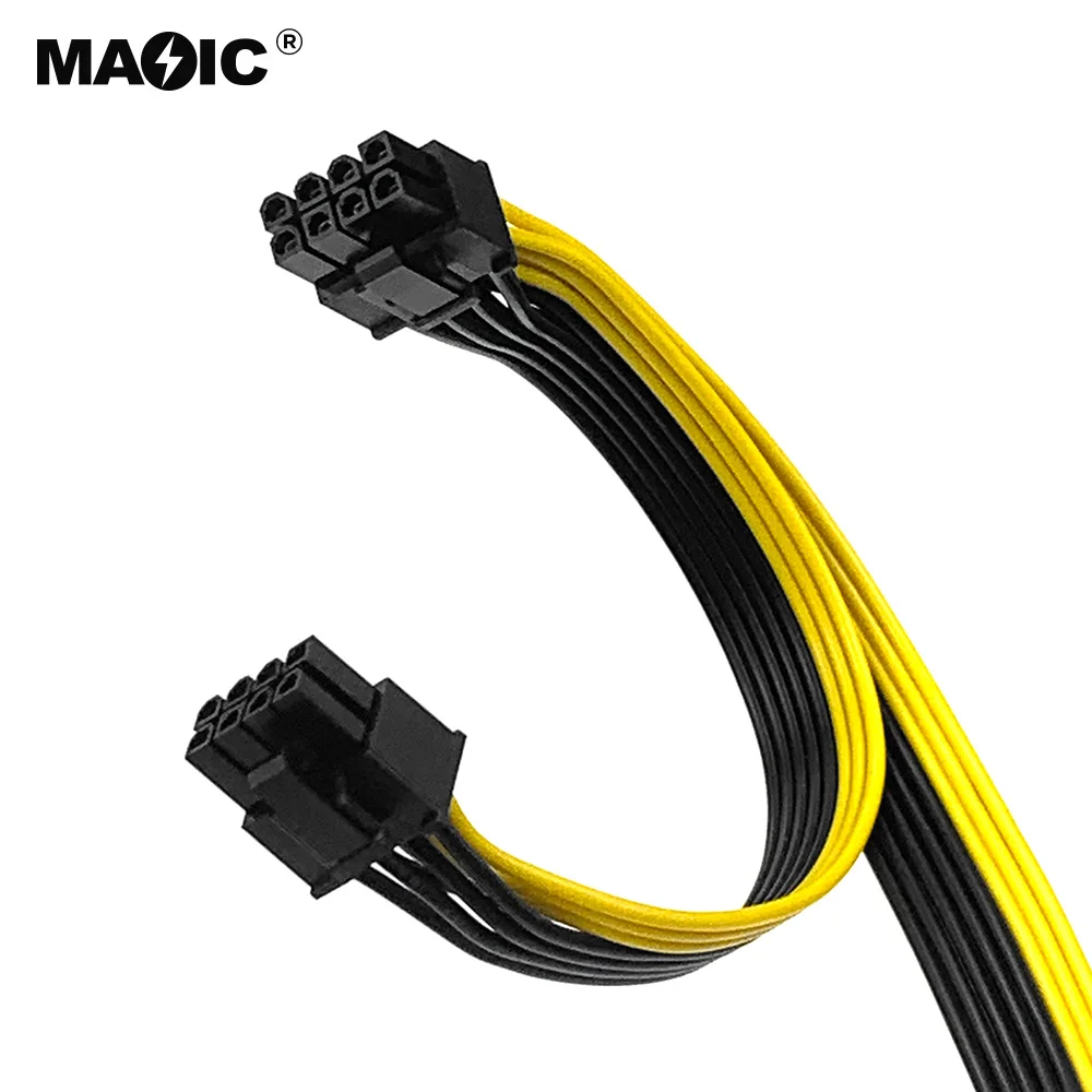 PCI-e 6 Pin Female To Dual 8 Pin (6+2) Male PCI Express Power Adapter - Foto 2