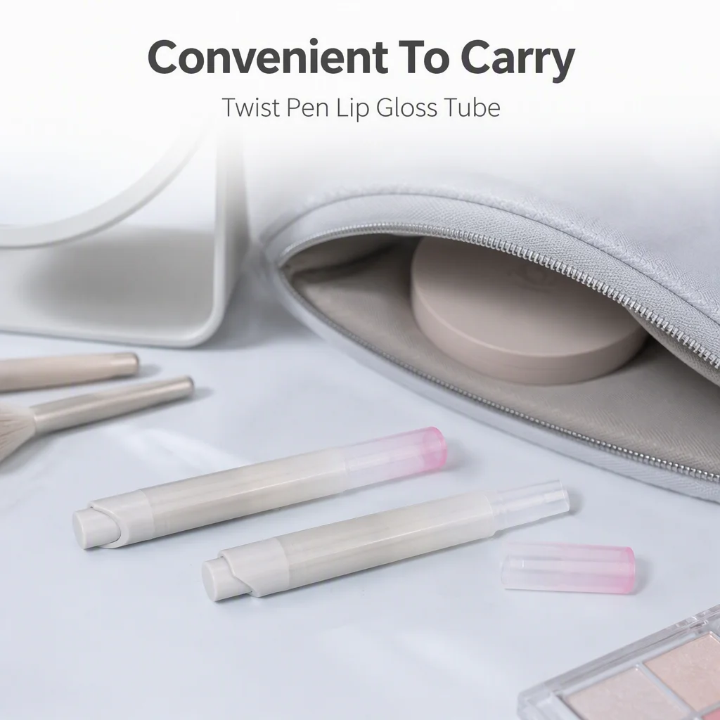Custom Lip Gloss Tube Scene Image