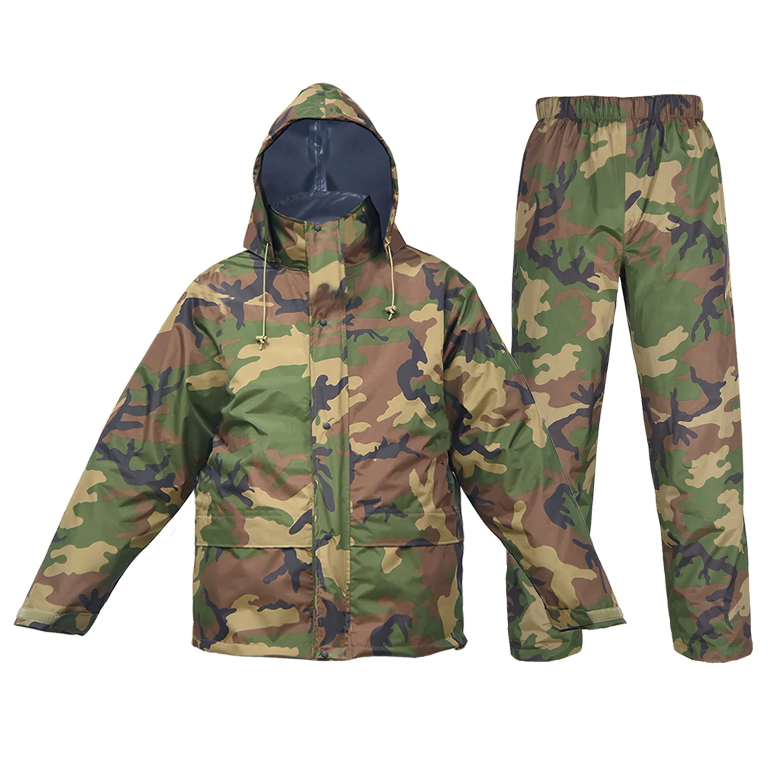 Raincoat Hunting Rain Gear Set Jupiter Waterproof Rain Jacket Kryptek Camo  Hunting Apparel