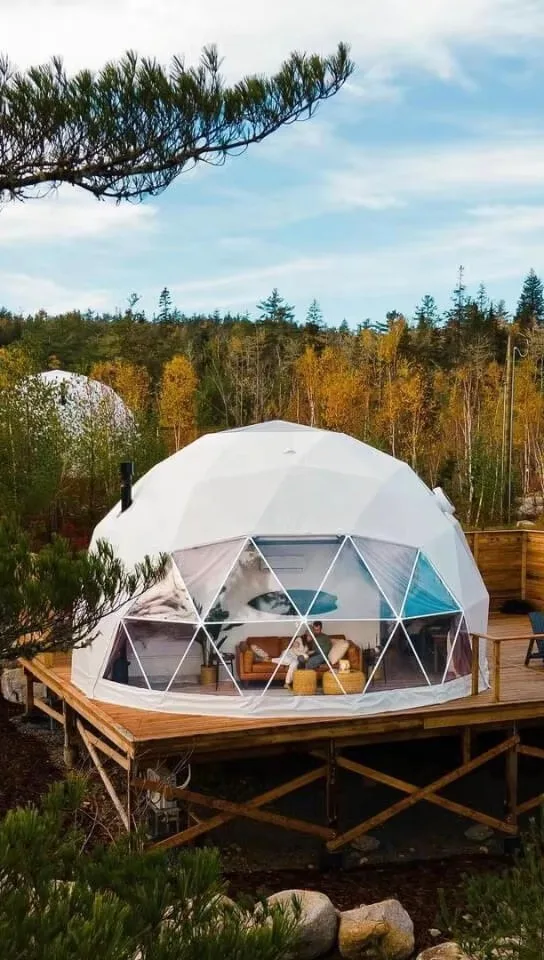 XZ OEM ODM New Dome House Tent for Glamping Luxury Hotel Tent