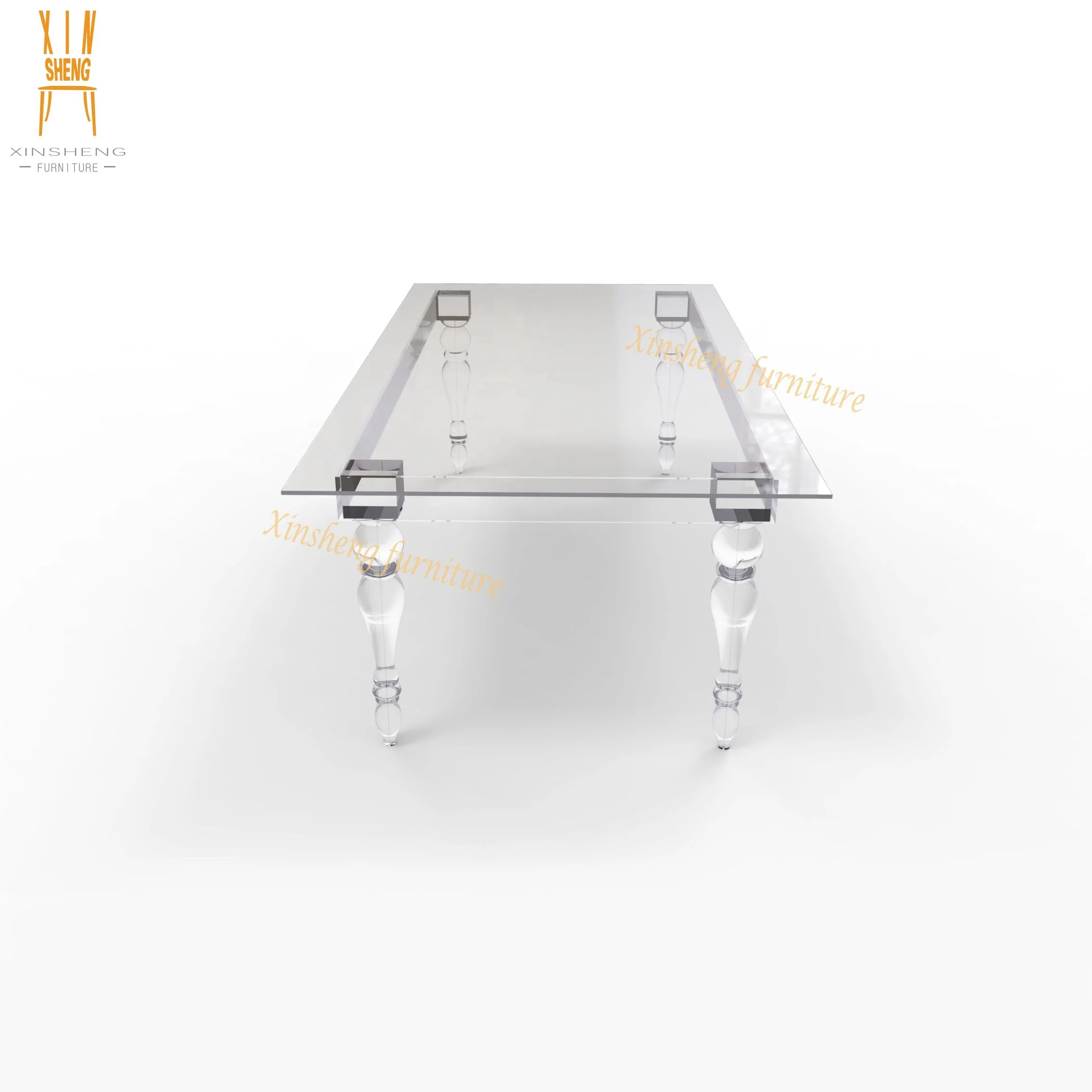 結婚式用ダイニングテーブル透明透明アクリル長方形| Alibaba.com