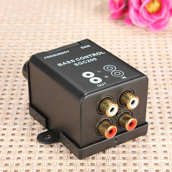 Contrôleur De Niveau RCA Universel RECOIL LC1 - Régulation Volume Basses Pour Ampli Voiture - Compact Et Facile à Installer