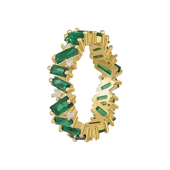 sgarit custom jewelry green tourmaline yoox charm aesthetic stainless steel elegant zircon rings