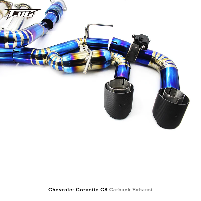 Boska Catback Exhaust Downpipe For Chevrolet Corvette C8 20192023