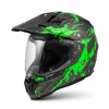 Gris-negro-verde fluorescente