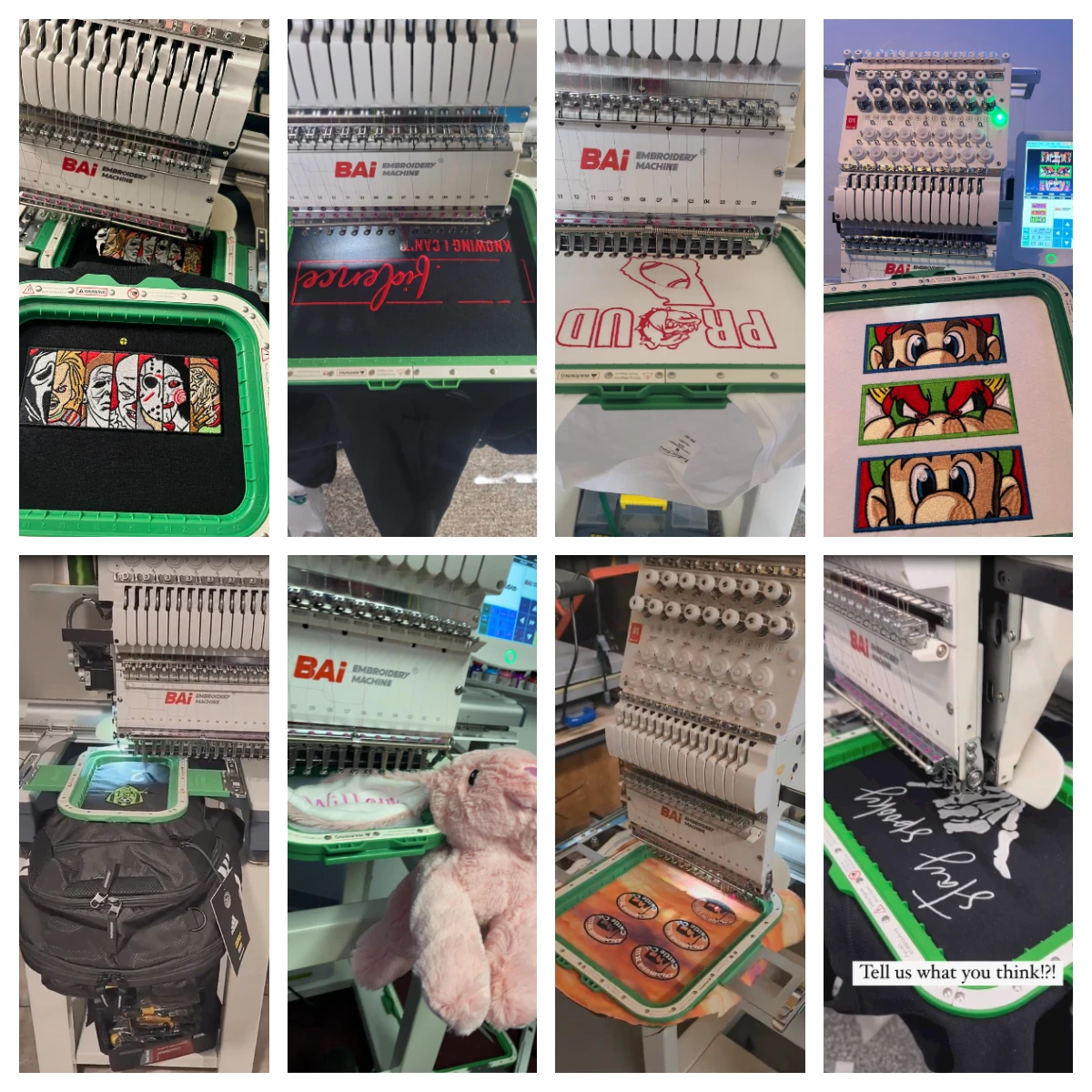 Strong Embroidery Machine Hoops Mighty Hoop For Bai Mirror M22