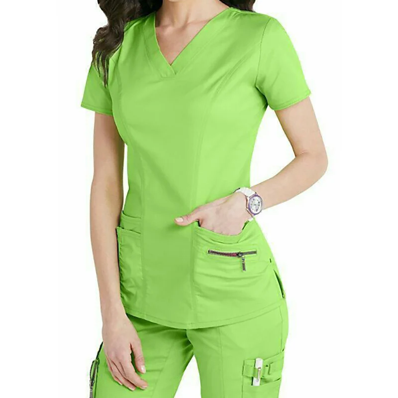 New Fast Delivery Medical Scrubs Uniform Jogger Scrub Women's Anti