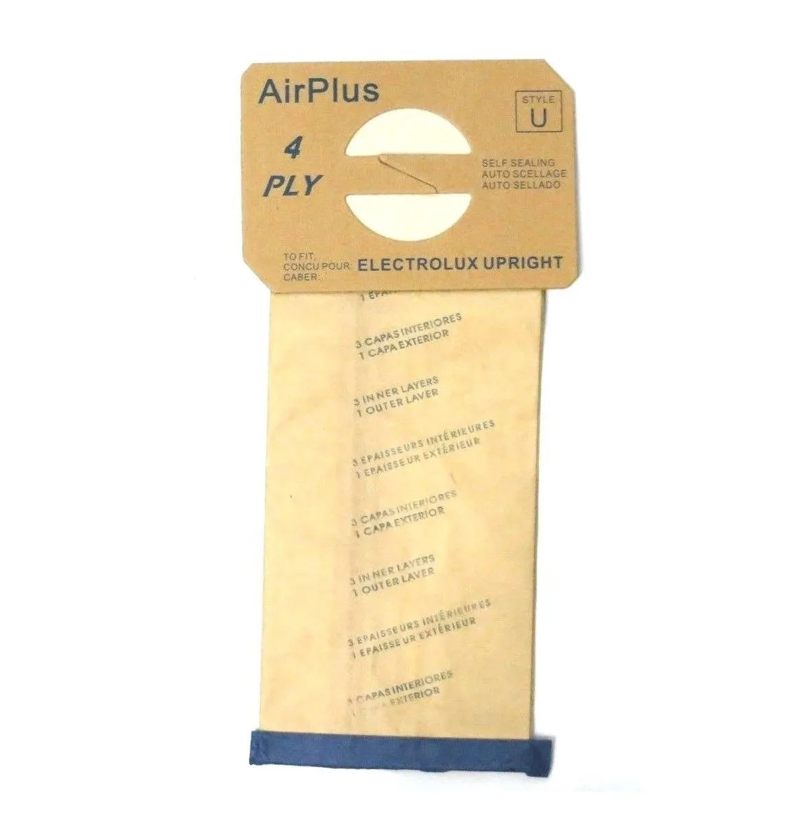 Replacement Micro Filtration Vacuum Cleaner Dust Bags Made To Fit Electrolux  Upright Style U And Proteam Prolux - Buy Fits Epic Prolux Discovery Genesis  Lux Vacuum Cleaners Fits All Electrolux Uprights Made