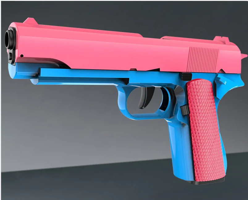 Полностью автоматический метательный пистолет Blowback 1911 Colt, метательный пистолет песчаный ястреб, мягкая пуля, игрушечный пистолет, оптовая продажа