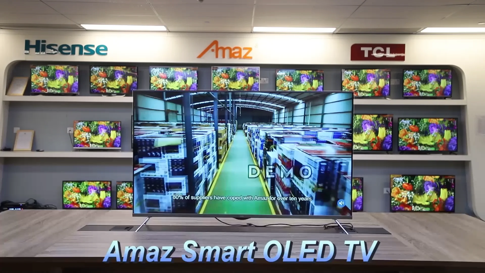 Original A+ Panel Qled Tv Flat Wide Screen Television 4k Oled Smart Tv