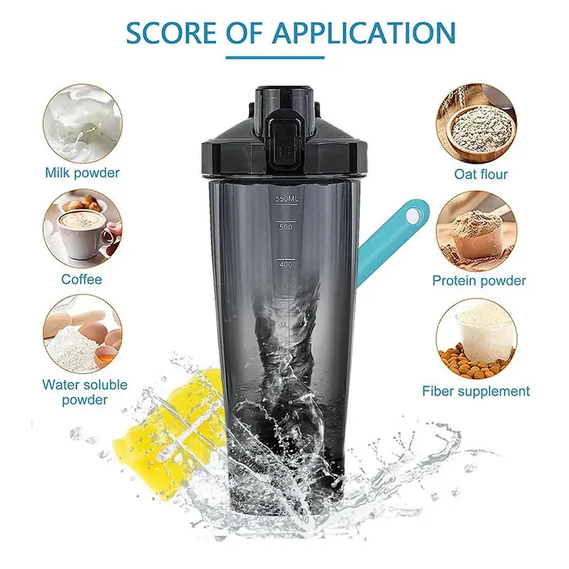 TEDI Sport Shaker-Flasche 600ml, BPA-frei, individuell gestaltbar, Erwachsene