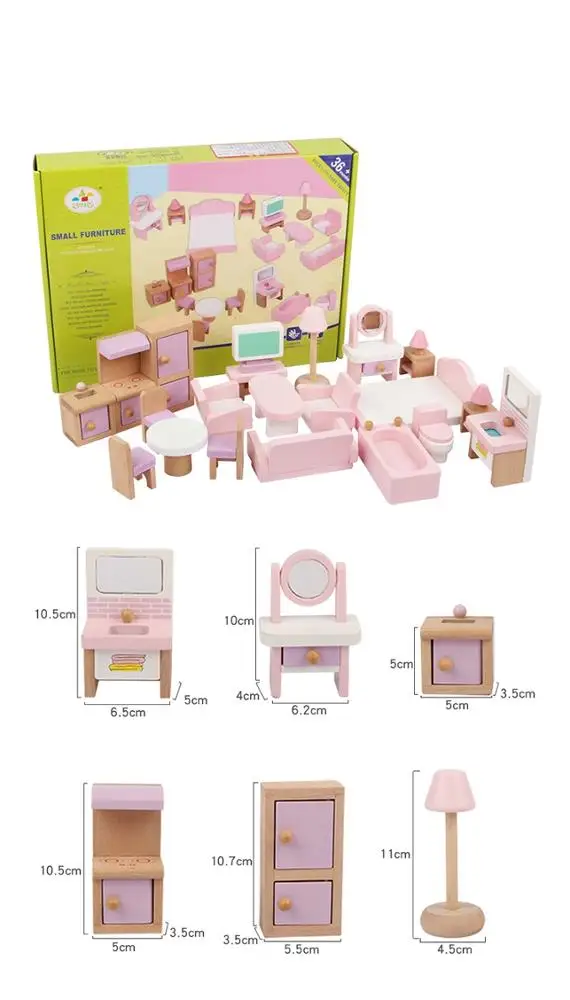 22 шт.; Оптовая продажа; Детское нижнее белье для девочек розового цвета с рисунком вид картонной картинкой играющих детей деревянный кукольный домик миниатюрная мебель игрушка