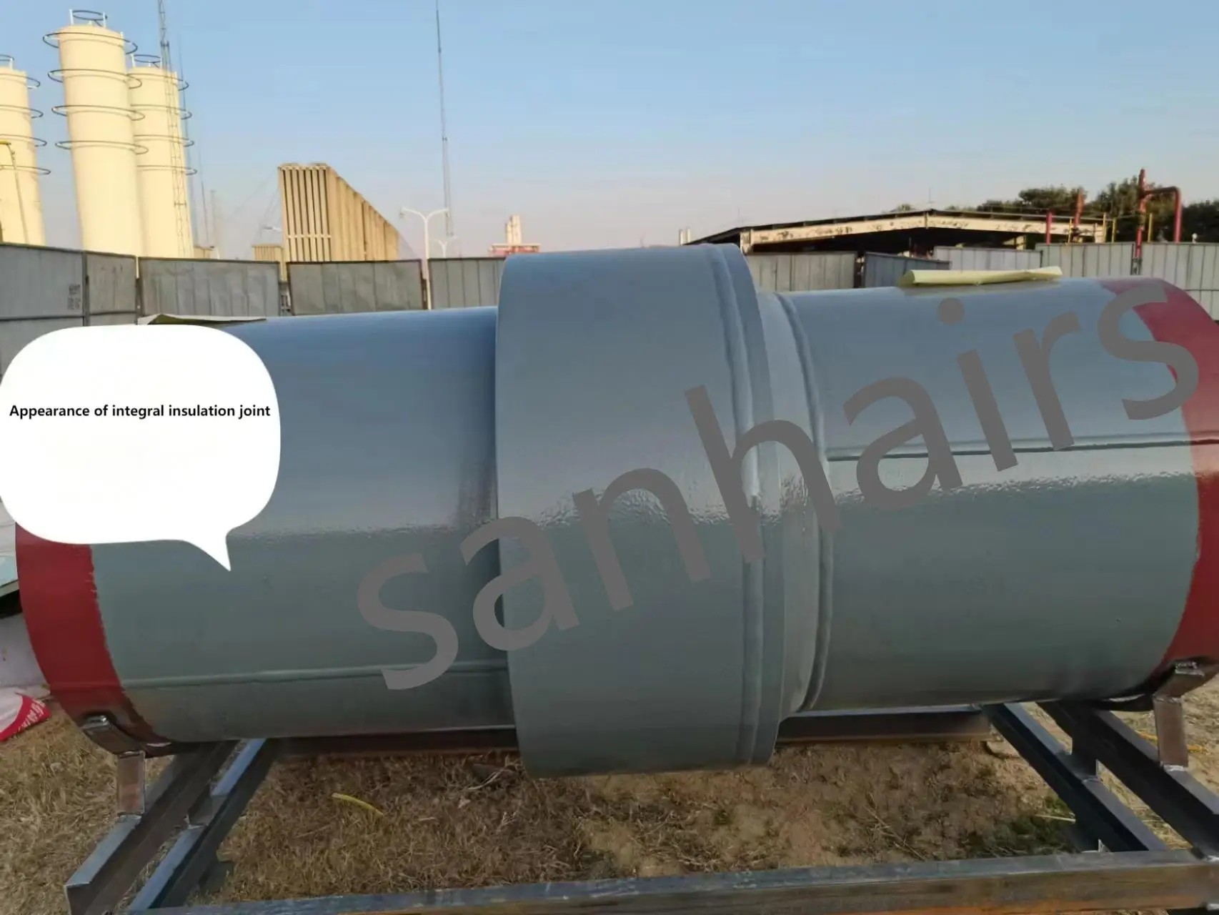 Corrosion-Resistant Insulated Gas Pipe - PUR/PPU Insulation for Natural Gas Transmission Pipeline Insulating Joint