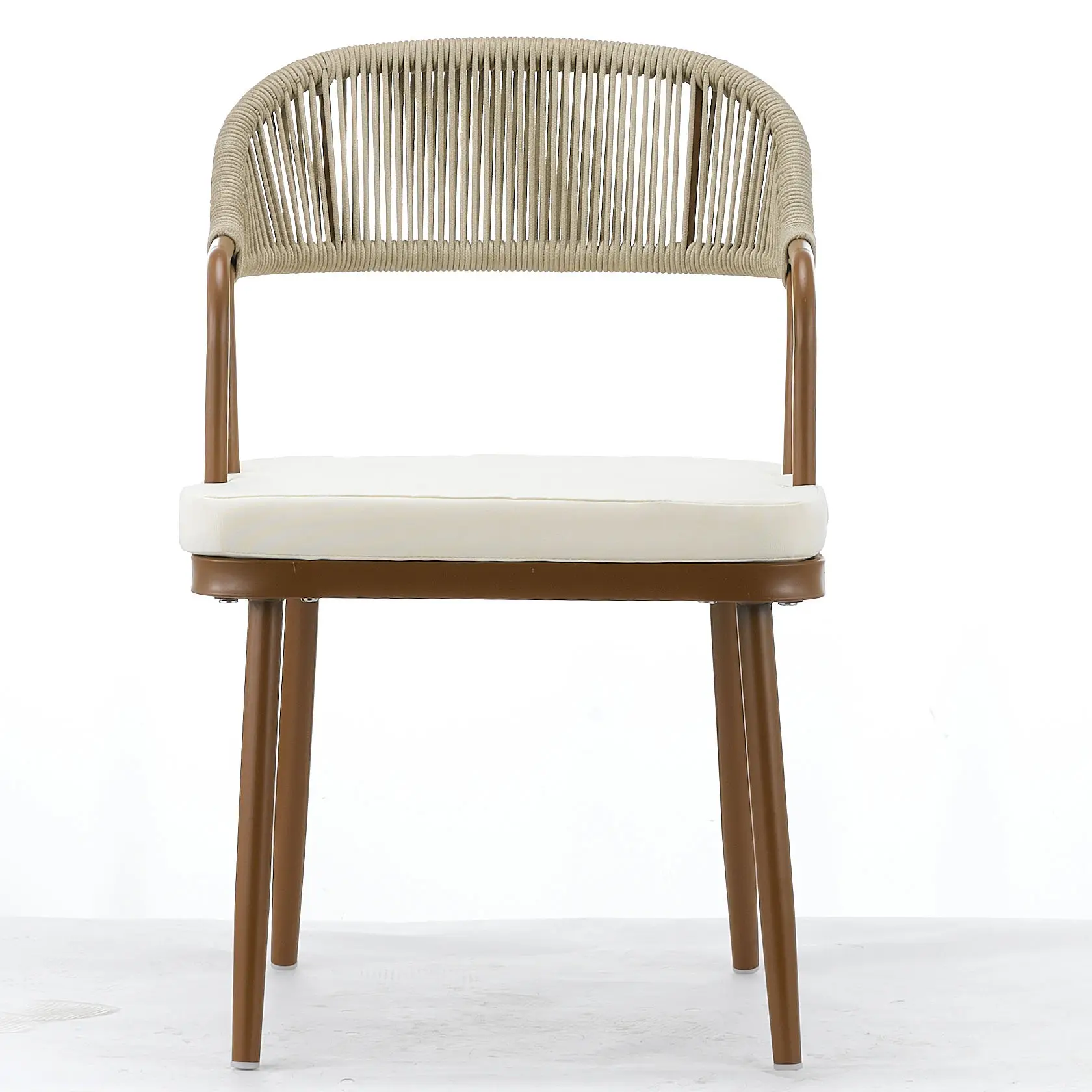 product waterproof wicker rattan outdoor dining chair for cafe restaurant living room modern design luxury-5