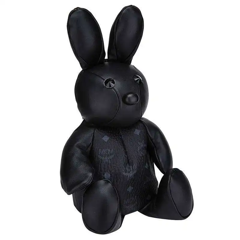 black rabbit soft toy