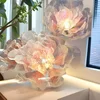 Pivoines roses à commande électrique