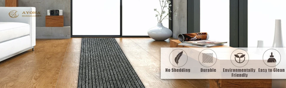 Carpet Runners, Hallway Runner Rugs with Non-Slip Rubber Backing, Custom Sizes Door Mat manufacture