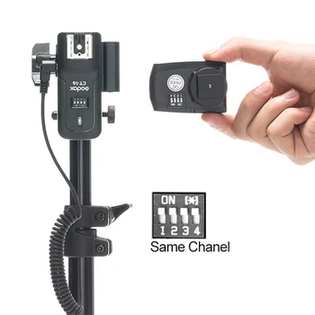 Godox CT-16 16 Channels Set Pentax Studio Speedlite Wireless Radio Flash Trigger Transmitter Receiver detail image