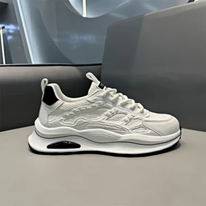 Summer Mesh Shoes Men's Breathable Hollow Running Shoes Comfortable Soft-Soled Sneakers