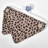 Leopard print dark gray