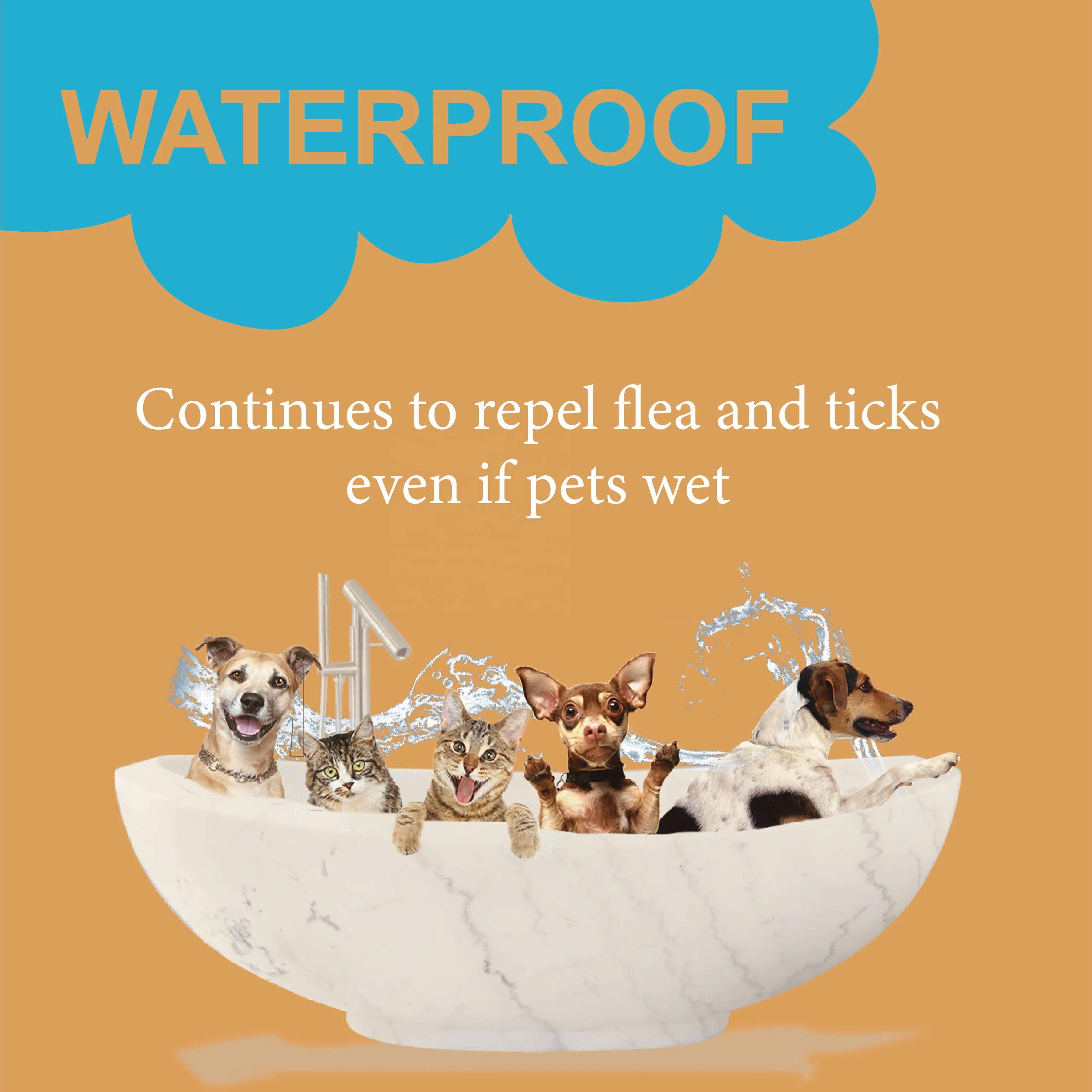 Economical 3pack Flea Drops,Water Resistant Flea Drops,Protects Against Ticks,Fleas
