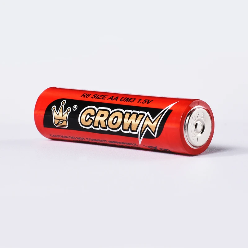 Долговечная сухая батарейка CROWN C R03 UM4 aaa из углеродного цинка, батарейка 1,5 В для автомобилей