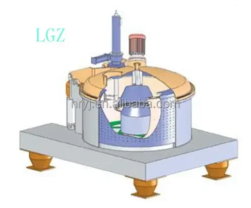 Hengrui LGZ Series Bottom Discharge Vertical Centrifugal Extractor For Starch manufacture