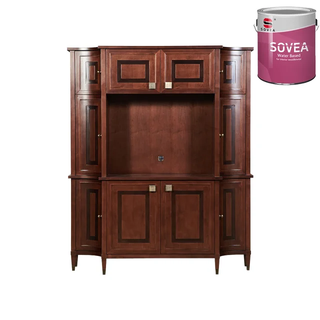 Light Luxury Pure Wood Cabinet Furniture Water-Based Liquid Coating Scratch-Resistant Environmentally Friendly Paint
