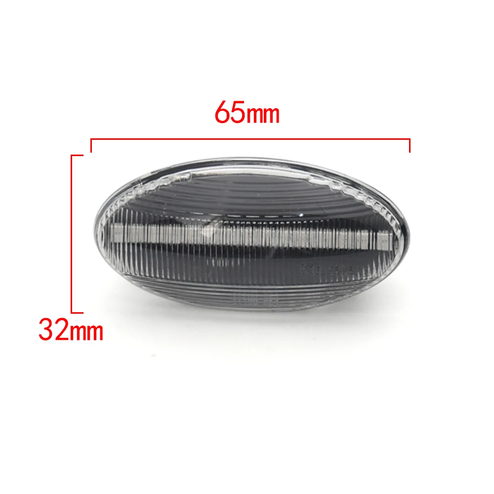 1Pair LED Turn Signal Light for Peugeot 307 206 407 107 607 4007 Citroen C1 C2 C3 C5  Side Marker Indicator Fender Light