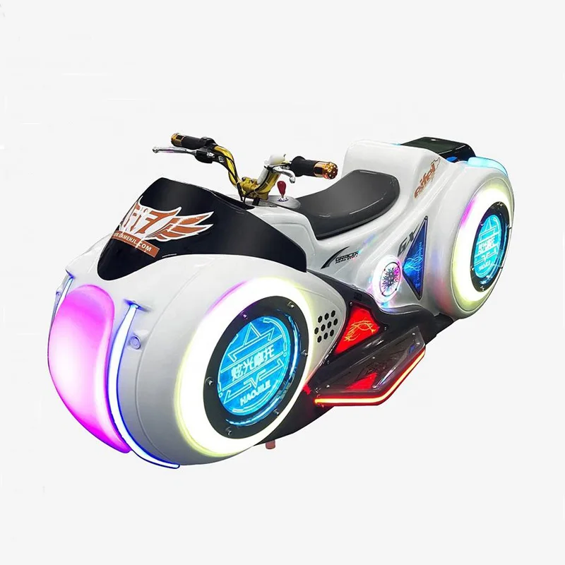 Оборудование для парка развлечений на батарейках детские аттракционы мотоцикл со светодиодной подсветкой