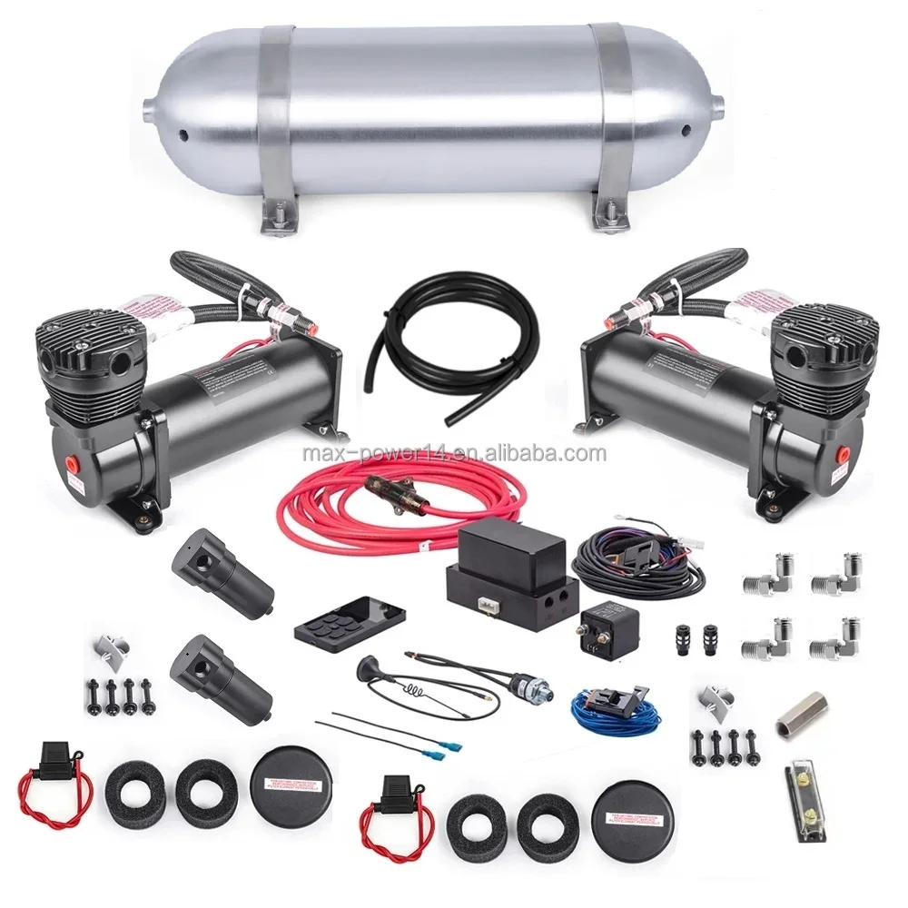 Air Ride Suspension System Kit - Universal Compatibility