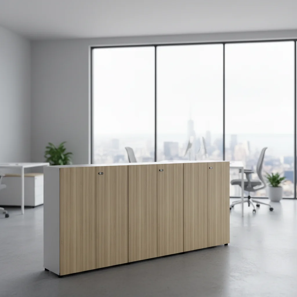 Double Door Storage Cabinet Steel Frame Design Professional Home Office Filing System Modern Furniture 3
