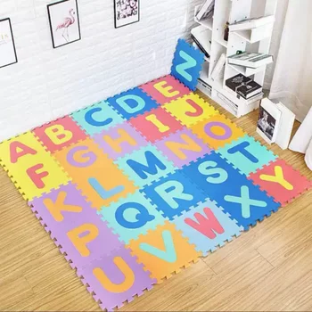 123 Numbers Interlocking EVA Foam Mat ABC Alphabet Floor Mats Puzzle Kids Baby Playmat