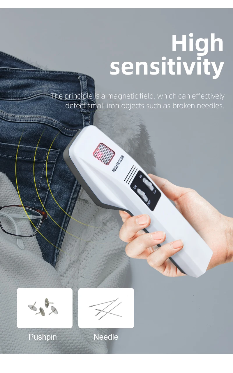 Factory hot sale high quality hand - held needle detector for Iron detection