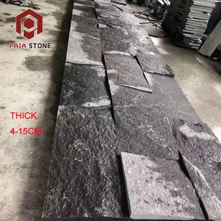 product g654 seaseme black split natural stones wall decoration for walls stone cladding-1