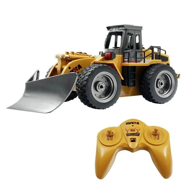 HUINA 1:18 RCトラック除雪機合金トラクターモデルエンジニアリング