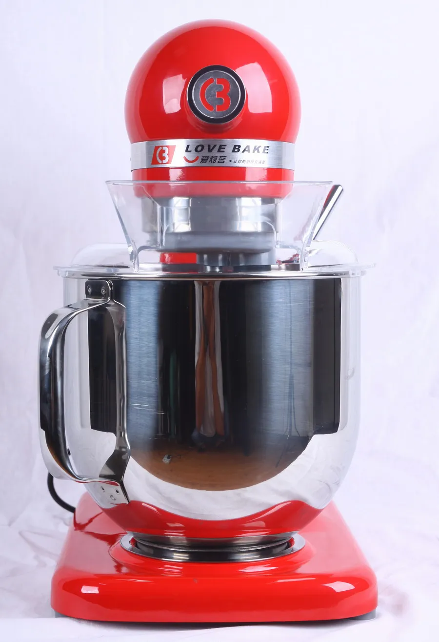 7L Syrup Fat Grease Milk Egg White Yolk Gel Margarine Paste Butter Sugar Wheat Flour Oil Cream Kitchen Dough Mixing Machine