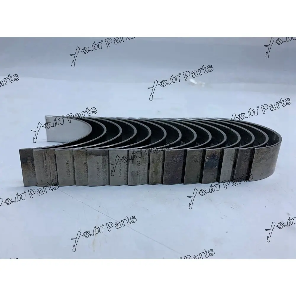 Main Crankshaft Bearing Kit T409189 Fit for Caterpillar C7.1 Diesel Engine Machinery Engine Parts
