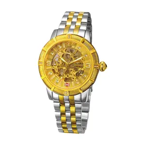 High Quality Luxury Automatic Wristwatch with 20mm Stainless Steel Strap Water Resistant Hangzhou Movement