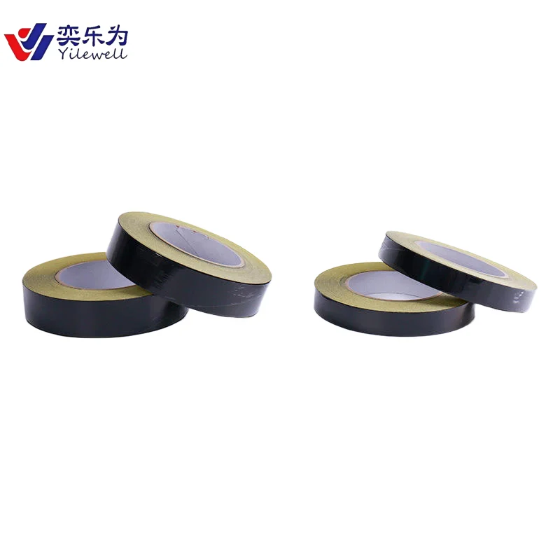 YLW Single Black Acetate Cloth Insulation High-Temperature Resistant Automotive Acrylic Die Cut Tape Heat-Resistant Masking Tape