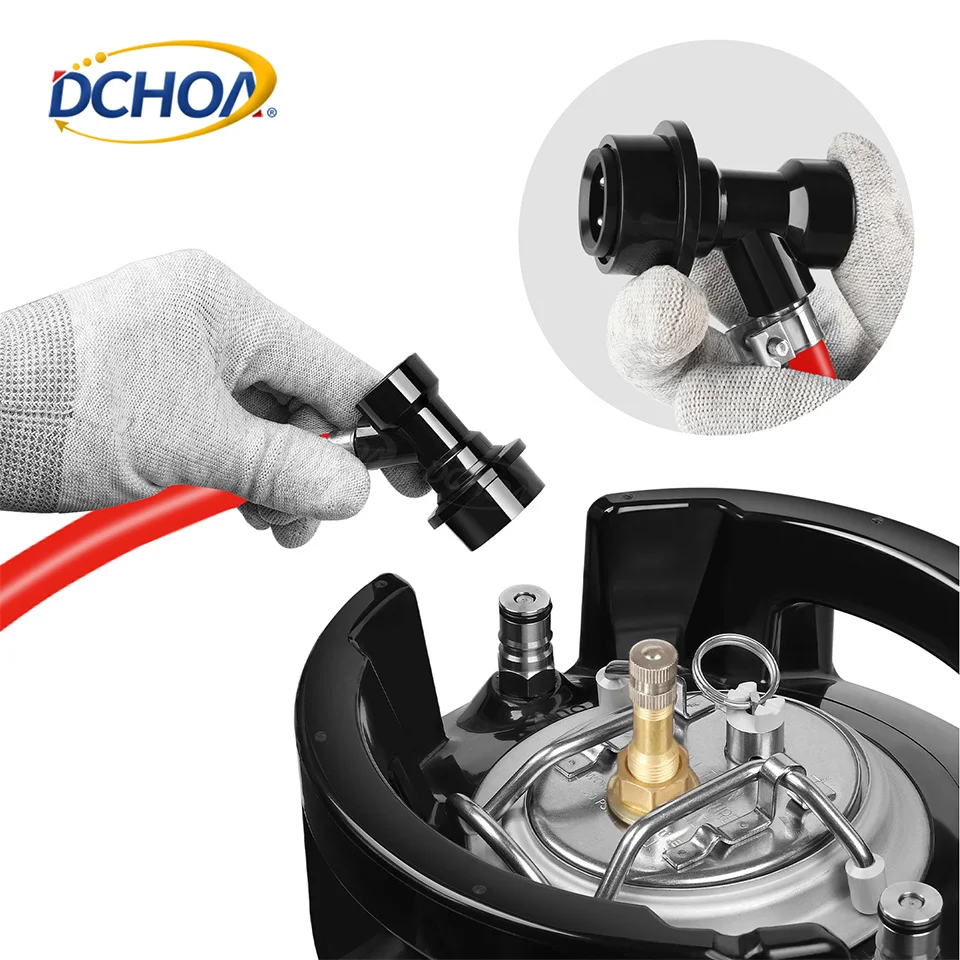 DCHOA Stainless Steel Window Tint Tank Keg Sprayer with 6m Hose for Vinyl Wrap Tools Car Cleaning