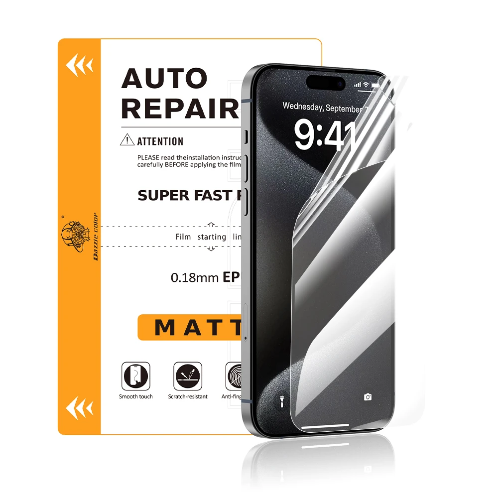 180*120mm HD EPU Phone Screen Protectors Wholesale Hydrogel Matte Privacy Film Sheet Screen Protector Film For Mobile