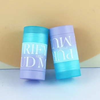 Custom Round Twist-up Solid Balm Perfume Roll on Packaging 30ml 40ml Capacity for Deodorant Shampoo and Lotion