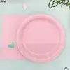 PINK 7inch plate*10pcs