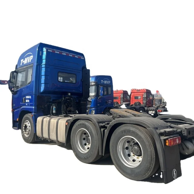 SHACMAN Second Hand LNG440hp 6*4 Tractor Trucks Used Diesel Dump Truck with Euro 6 Standard