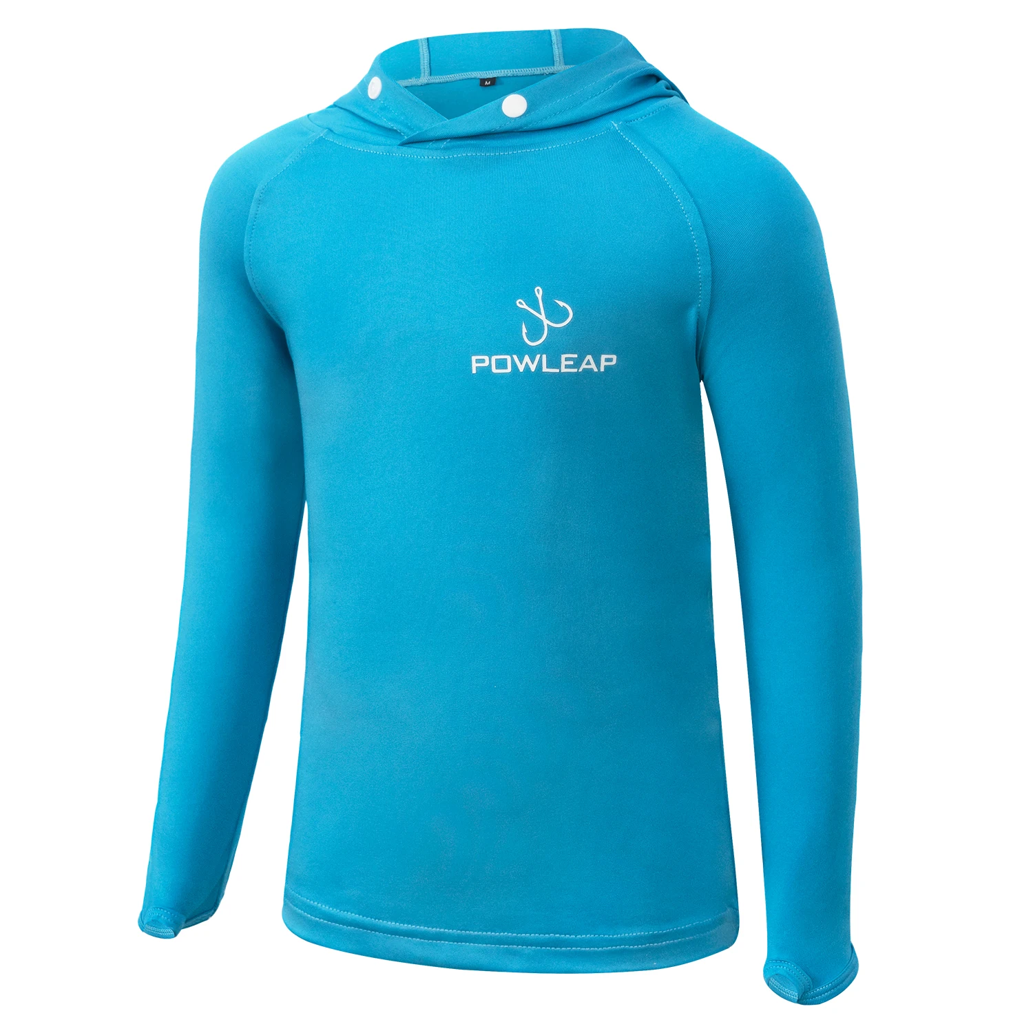 Spf50+ Boys Rash Guard Long Sleeve Hoodie Swim Shirt With Pocket